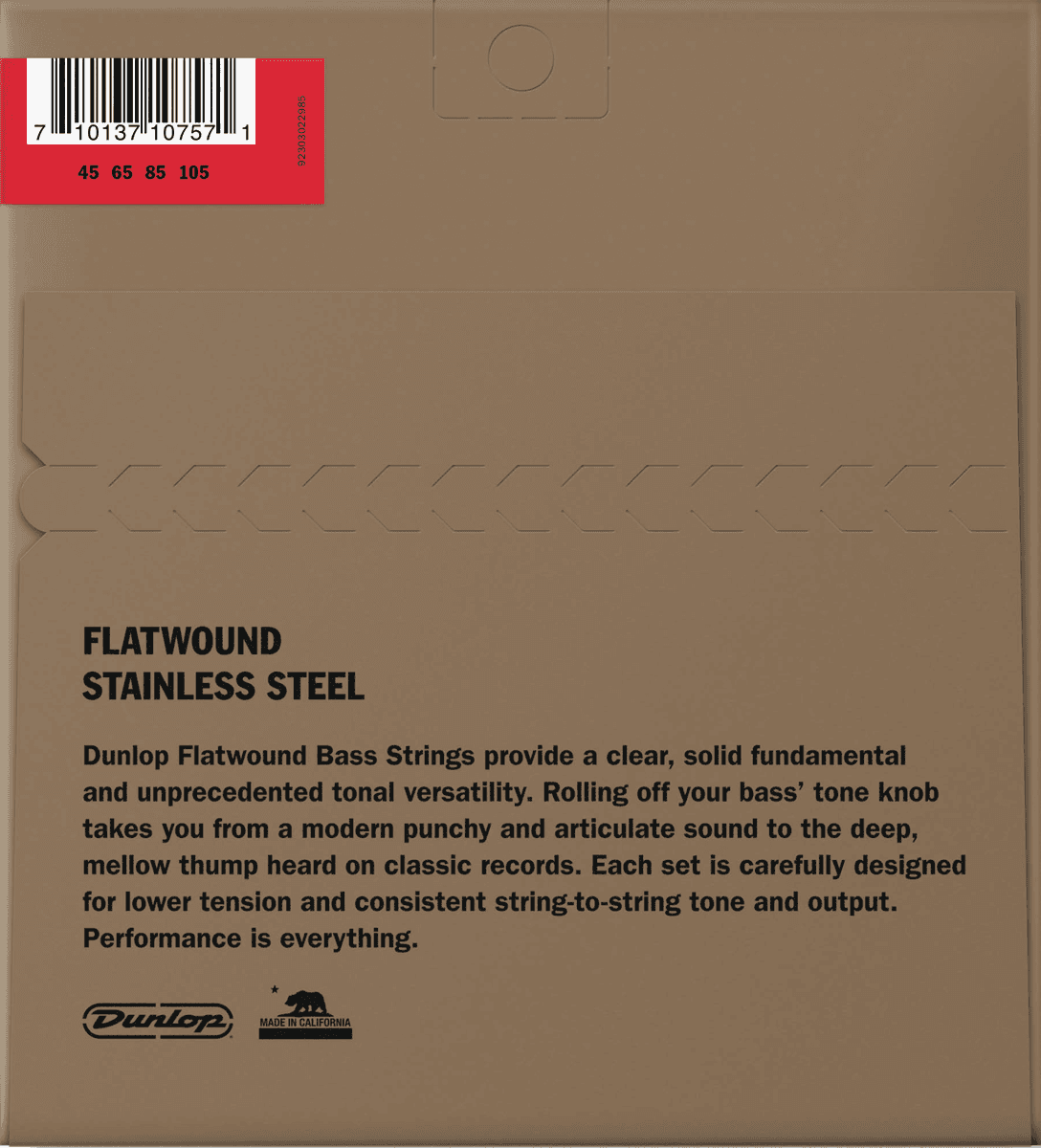 DBFS45105M Stainless Steel Flatwound Medium Scale 45-105