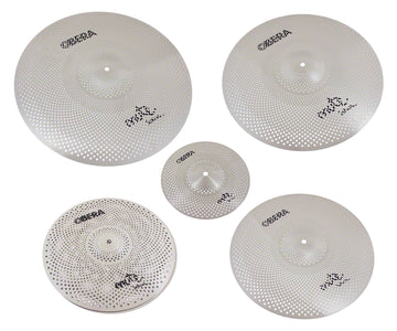 MUTE 5X SILENT CYMBALS SET - 14" 16" 18" 20" 10"