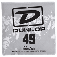 Dunlop NICKEL PLATED STEEL ELECTRIC STRINGS UNIT ROUND THREAD 049