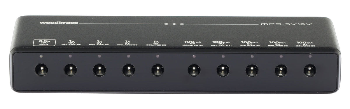 MPS-9V18V, Slim Power Supply for 9 Pedals