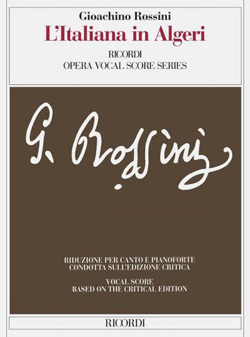 ROSSINI G. - ITALIANA IN ALGERI - CHANT ET PIANO