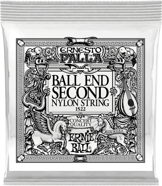 Ernie Ball BLACK 2ND ERNESTO PALLA NYLON BALL END CLASSICAL GUITAR STRINGS