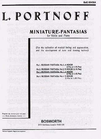 Bosworth Portnoff L. - Fantaisie Russe N°3