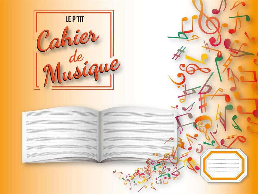 Music Manuscript Book with 6 Staves