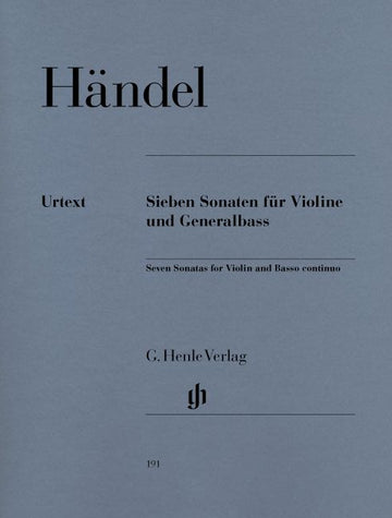 Haendel G.H. - 7 Sonatas For Violine And Basso Continuo