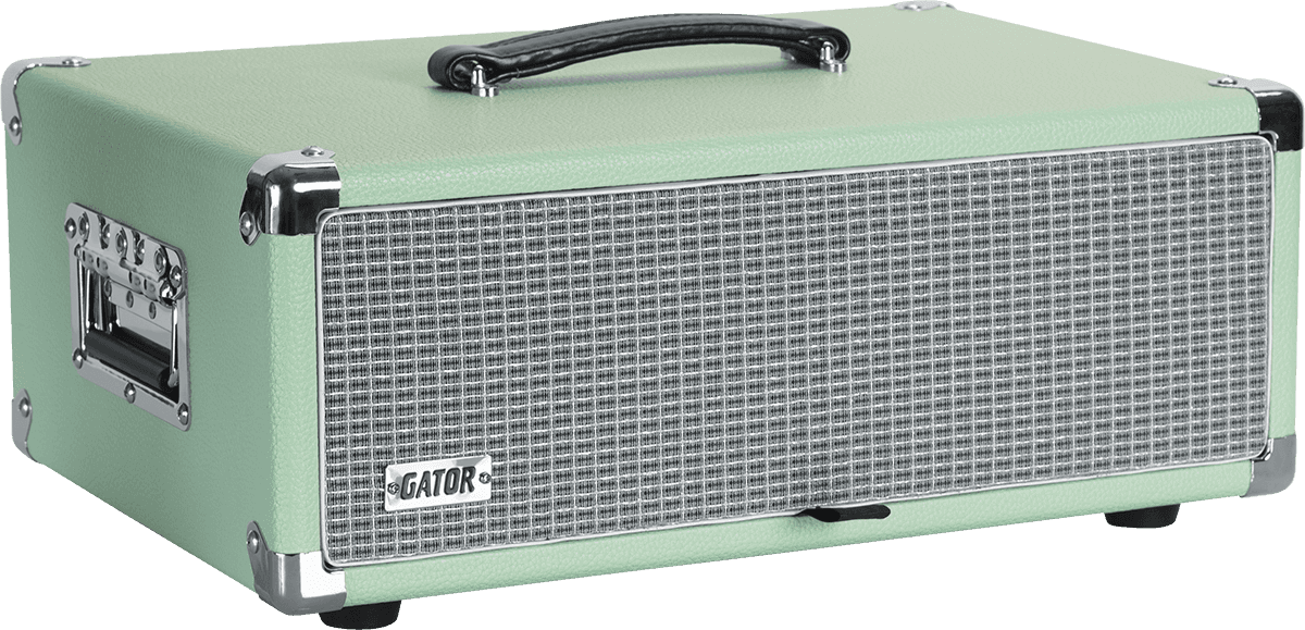 WOODEN RACK 3U VINTAGE AMP SURF GREEN