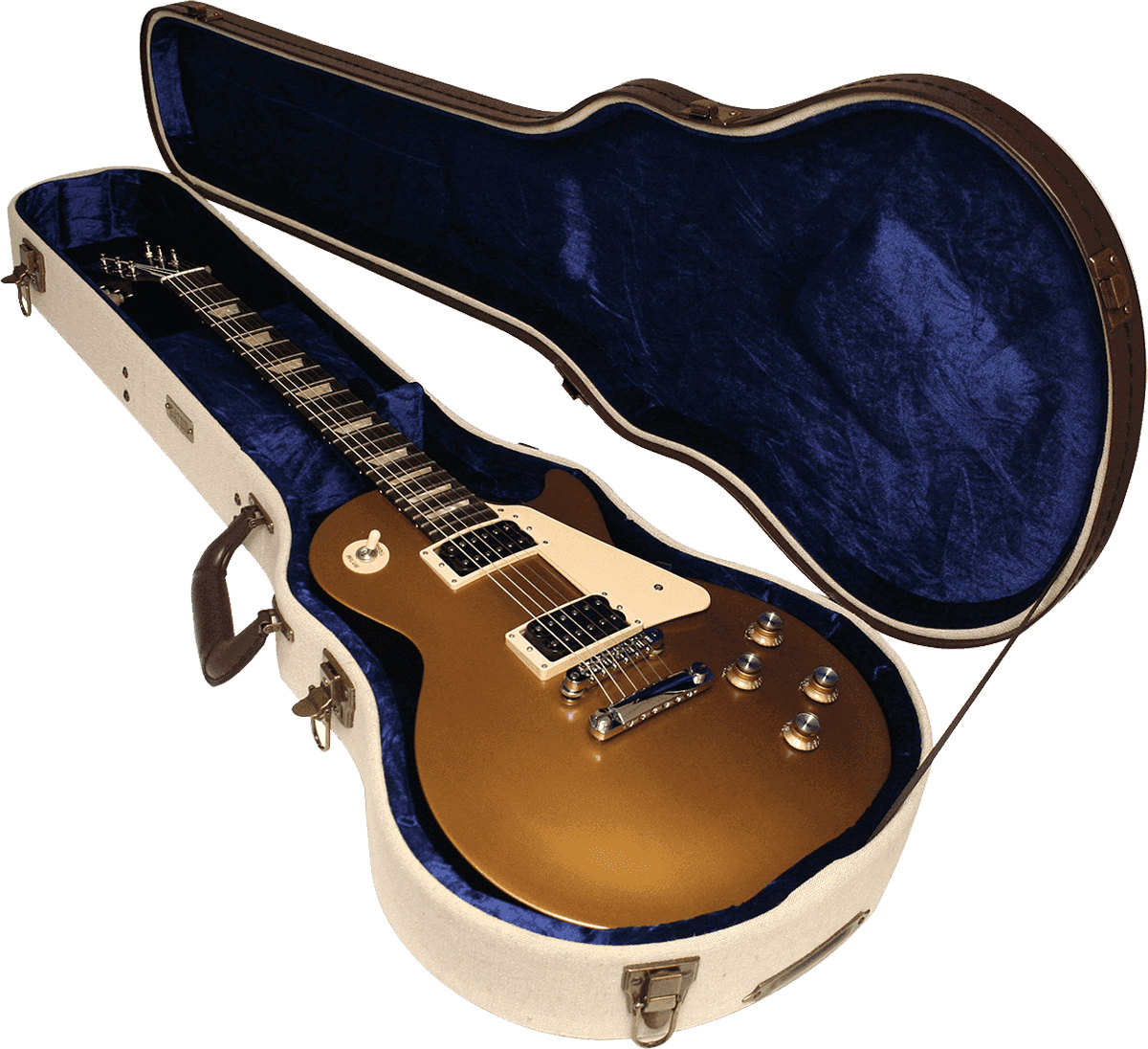 Les Paul Deluxe Wooden Case Beige - GW