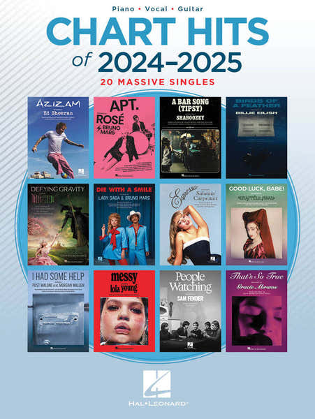 Hal Leonard Chart Hits Of 2024-2025 PVG