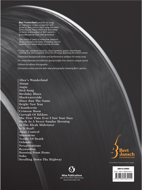 Bert Transcribed - The Bert Jansch Songbook - Guitar Tab