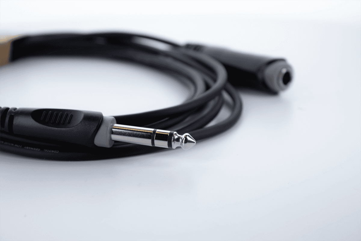 STEREO AUDIO CABLE JACK MALE / FEMALE 3 M
