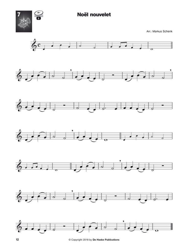 Ecouter Lire Et Jouer - Les Chs De Noel - Bugle Trompette Baryton Euphonium Saxhorn Sib