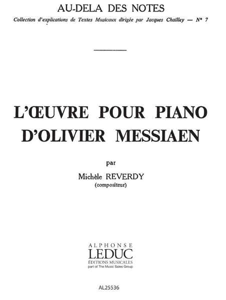 Leduc l'Oeuvre pour Piano d'Olivier Messiaen