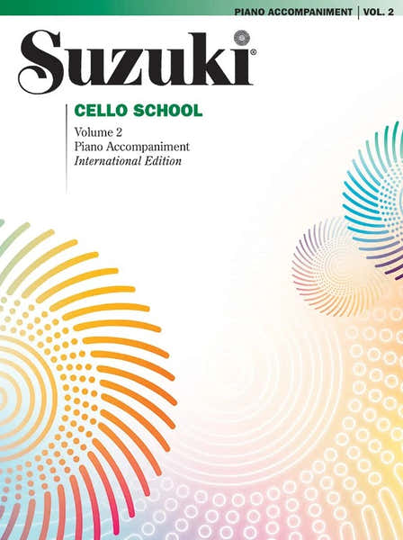 Alfred Publishing Suzuki - Cello School Vol.2 - Accompagnement De Piano