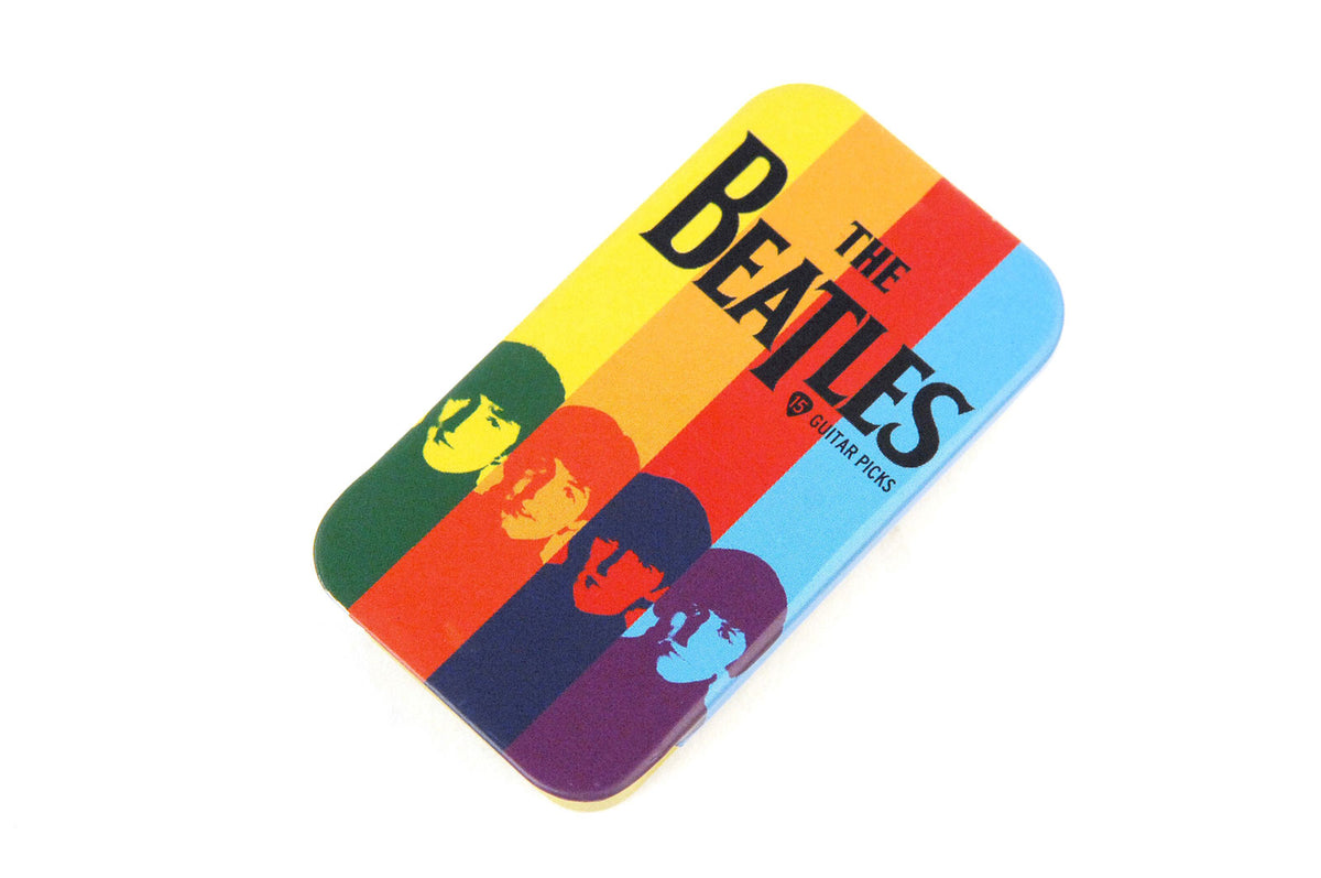 BEATLES SIGNATURE GUITAR PICK TINS STRIPES