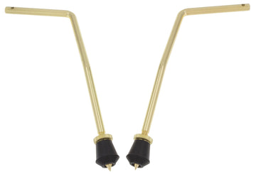 BDS7-105-BR Curved Bass Drum Spurs 10.5mm X2 Gold