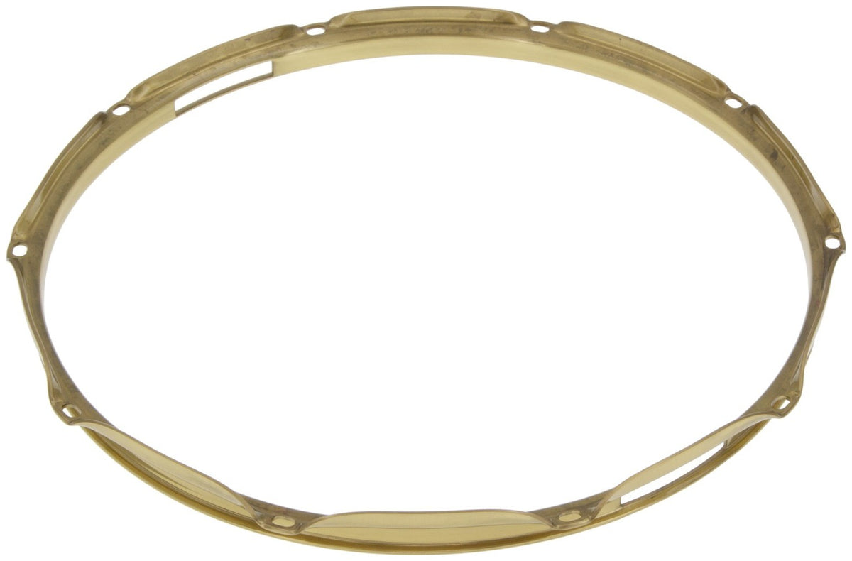 HB25-14-10SBR - 14" 10 Holes Snare Side Brass 2.5mm Super Triple Flange Drum Hoop