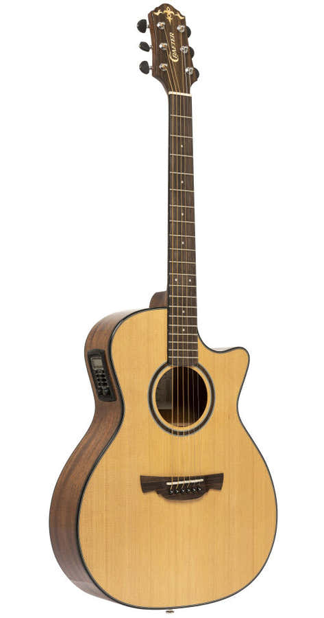 Able Series 630 Cutaway Orchestra Electric-Acoustic Guitar With Solid Cedar Top