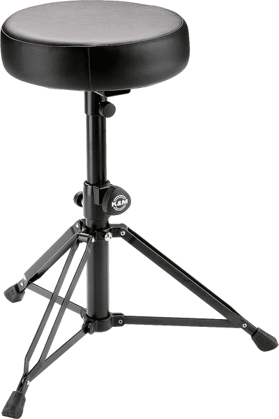 K&M 14015-000-55 BLACK DRUMMER'S THRONE