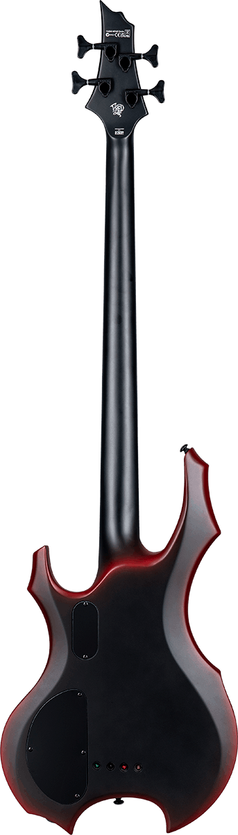 Fl-4 Fred Leclercq Black Red Burst Satin
