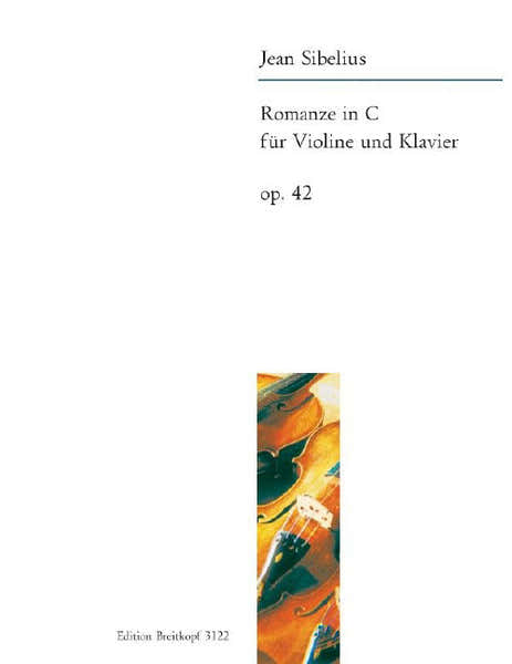 Edition Breitkopf Sibelius - Romanze In C Op. 42 Op. 42