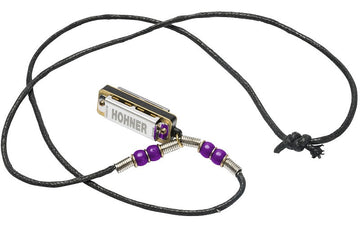 Mini Harp Necklace Violet - 4 Holes