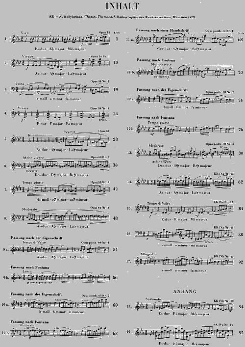 Valses Piano - Chopin