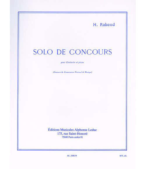 Leduc Rabaud H. - Solo De Concours