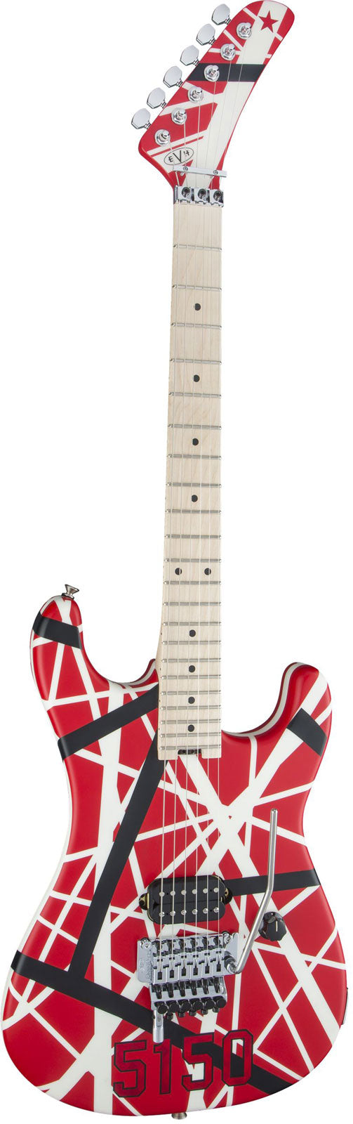 5150 Striped Mn Red With Black White Stripes