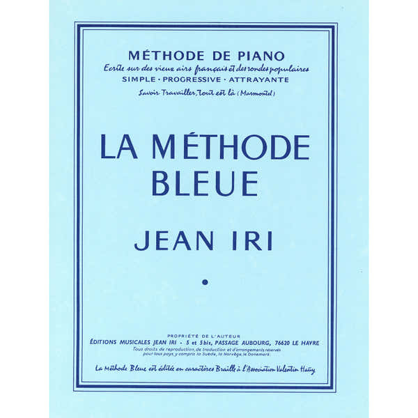Combre Iri Jean - La Methode Bleue - Piano