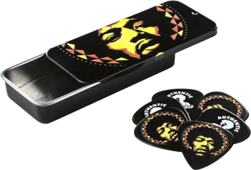6 x Jimi Hendrix Aura Mandala Heavy Tin