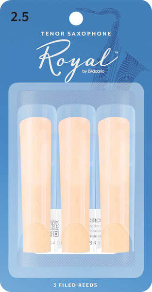 ROYAL TENOR SAXOPHONE REEDS 2.5
