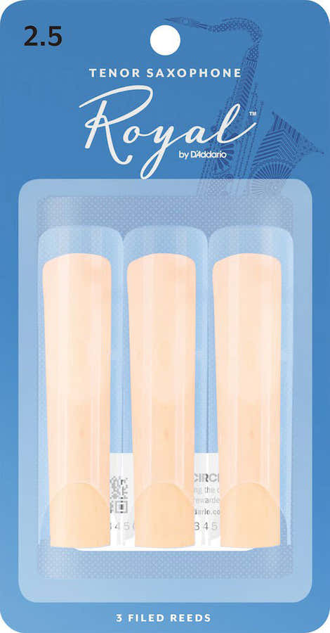 ROYAL TENOR SAXOPHONE REEDS 2.5