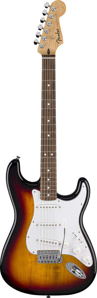 Standard Stratocaster LRL White Pickguard 3-Color Sunburst