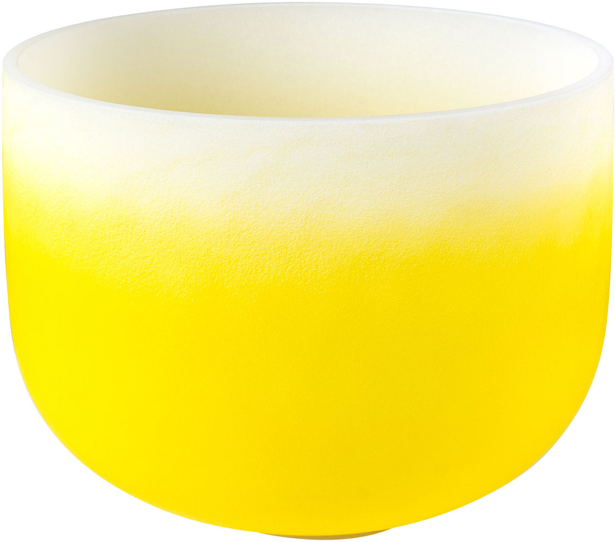 Crystal Singing Bowl Chakra 12" - Yellow Solar Plexus E (432 Hz)