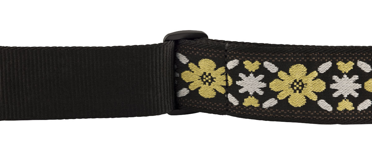 PASADENA WOVEN STRAP YELLOW CLOVER 2"