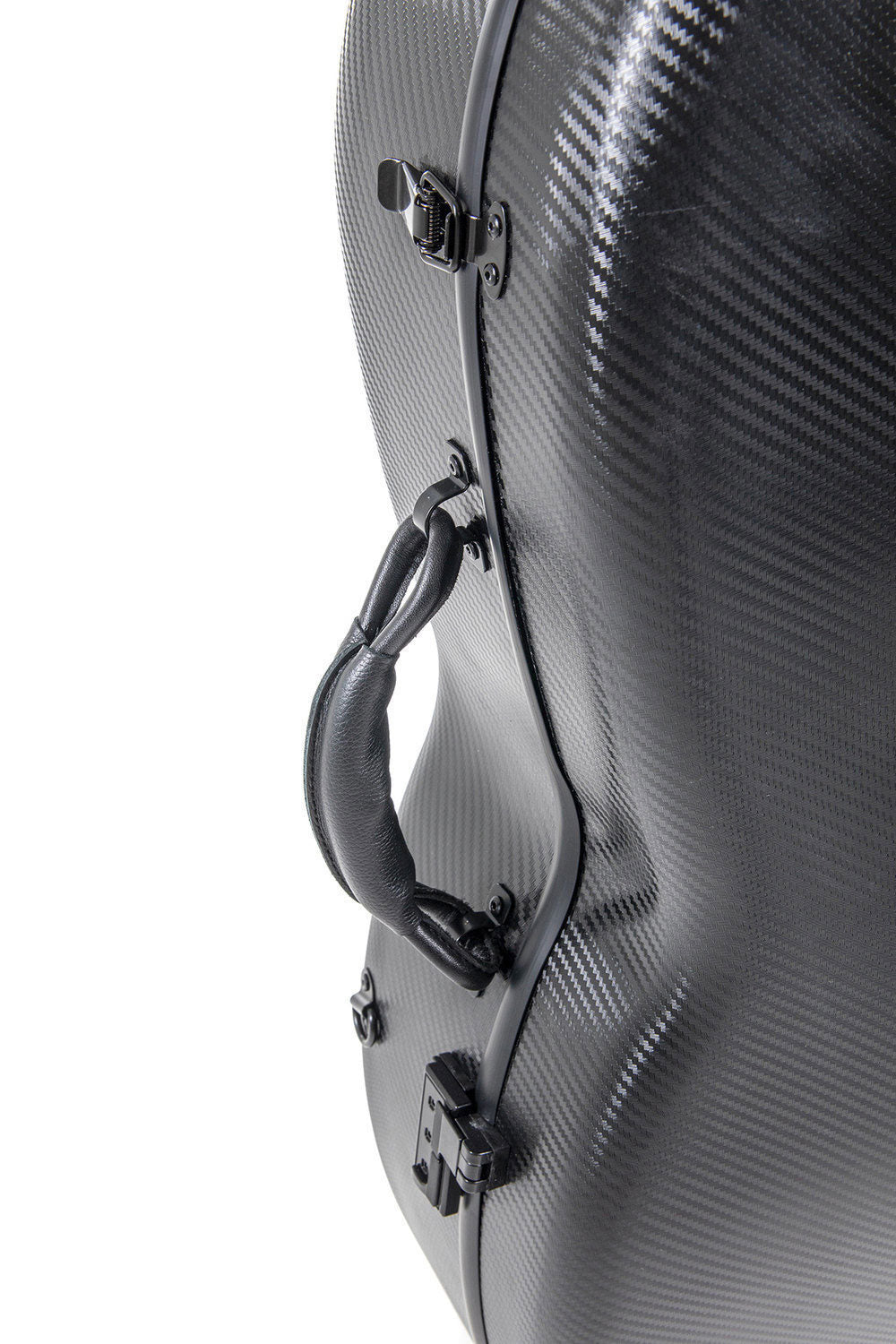 CELLO CASE POLYCARBONAT 4.6 4/4 BLACK ROLLY