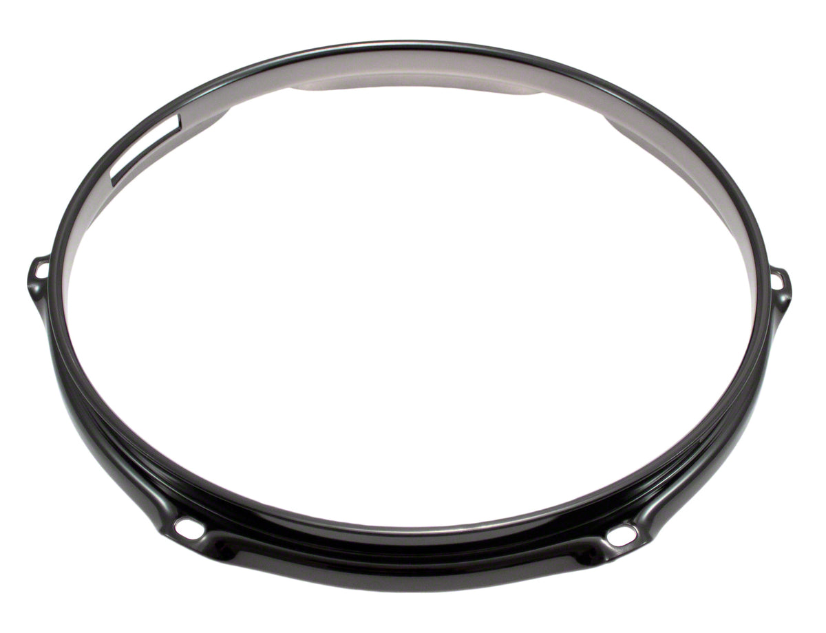 H23-10-6S-BK - 10" 6 HOLES SNARE SIDE BLACK 2.3MM SUPER TRIPLE FLANGE DRUM HOOP