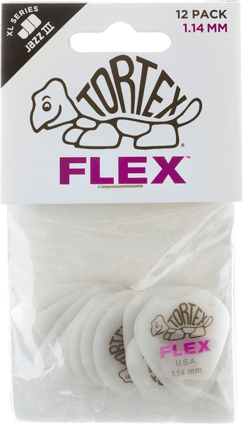 Dunlop 12 x 1,14mm Tortex Flex Jazz III XL