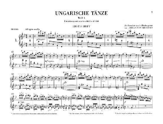 Brahms J. - Hungarian Dances 1 - 21