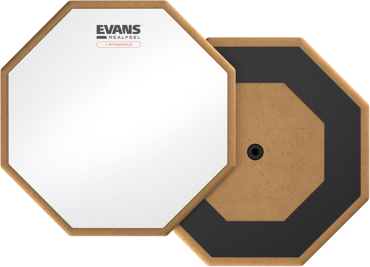 RealFeel EVANS Attacktile Mountable Drum Pad Scholastic Pack 10"