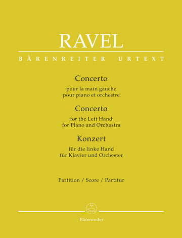 Ravel Maurice - Concerto Pour La Main Gauche - Conducteur