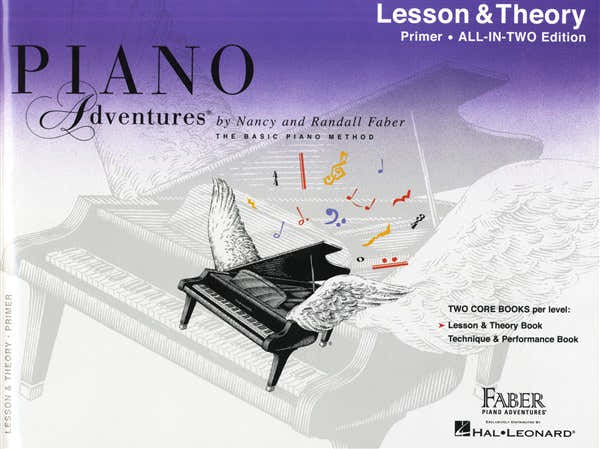 Hal Leonard PIANO ADVENTURES ALL IN TWO PRIMER LESSON AND THEORY ANGLICISED - PIANO SOLO