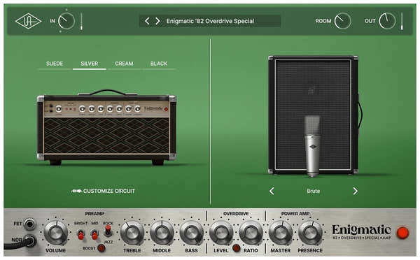 Universal Audio UAD Enigmatic '82 Overdrive Special Amp