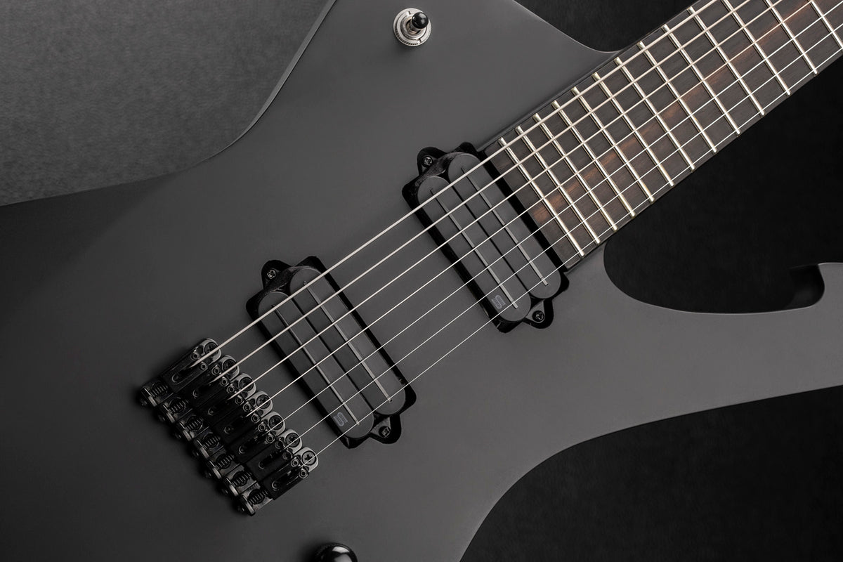 7-string Black Jupiter Rails humbucker, Wes Hauch Signature, bridge, black