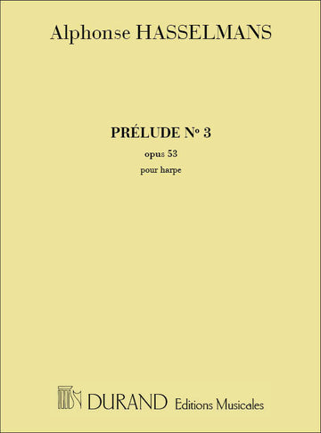 Prelude No. 3 pour harpe