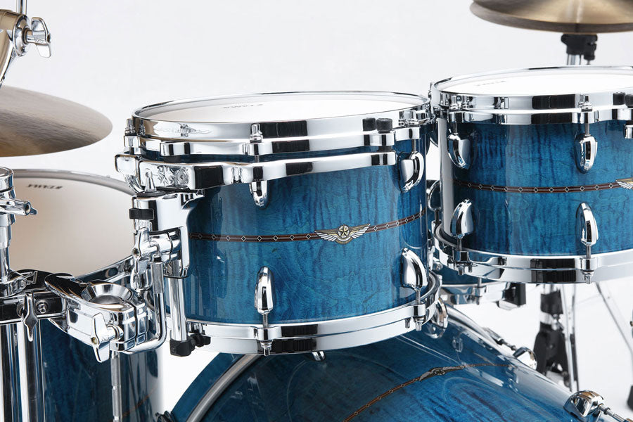 STAR Maple Stage 22 Ocean Blue Curly Maple