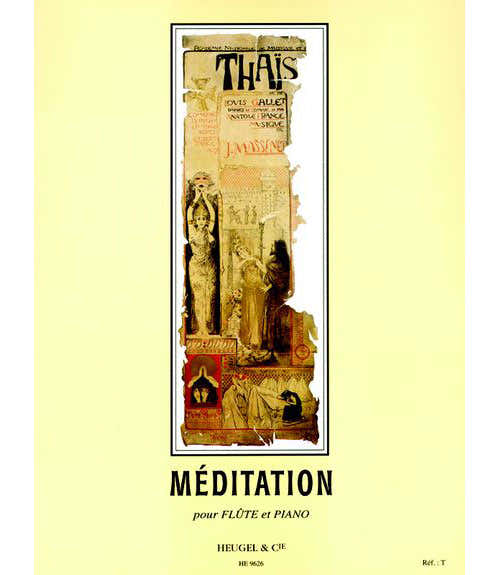 Heugel Massenet J. - Meditation De Thais - Flute et Piano