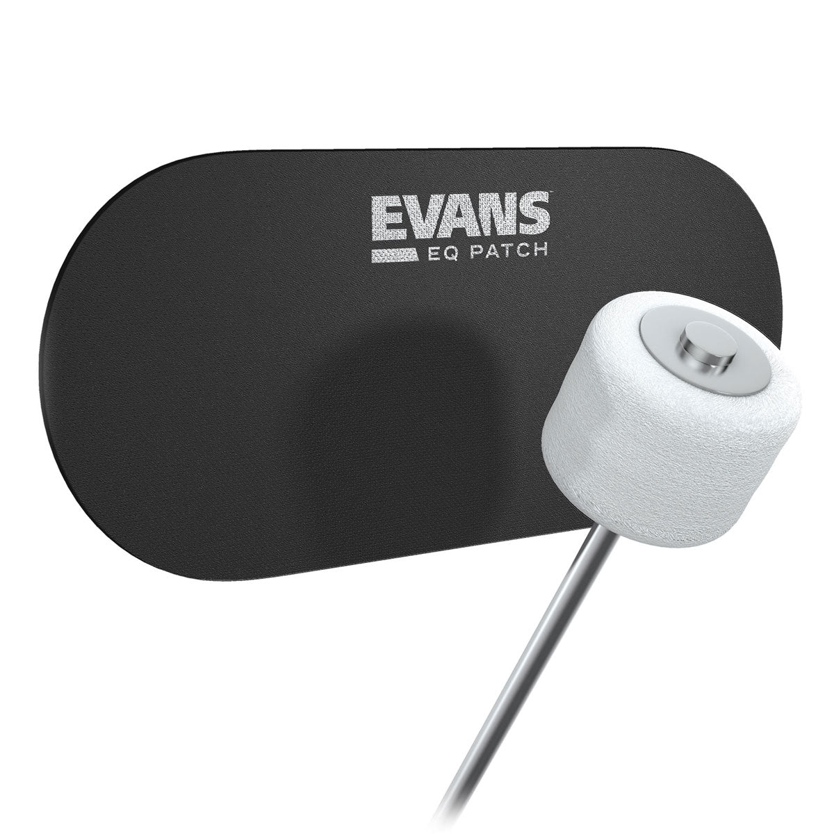 Evans EQPB2 - BLACK NYLON DOUBLE PATCH X2