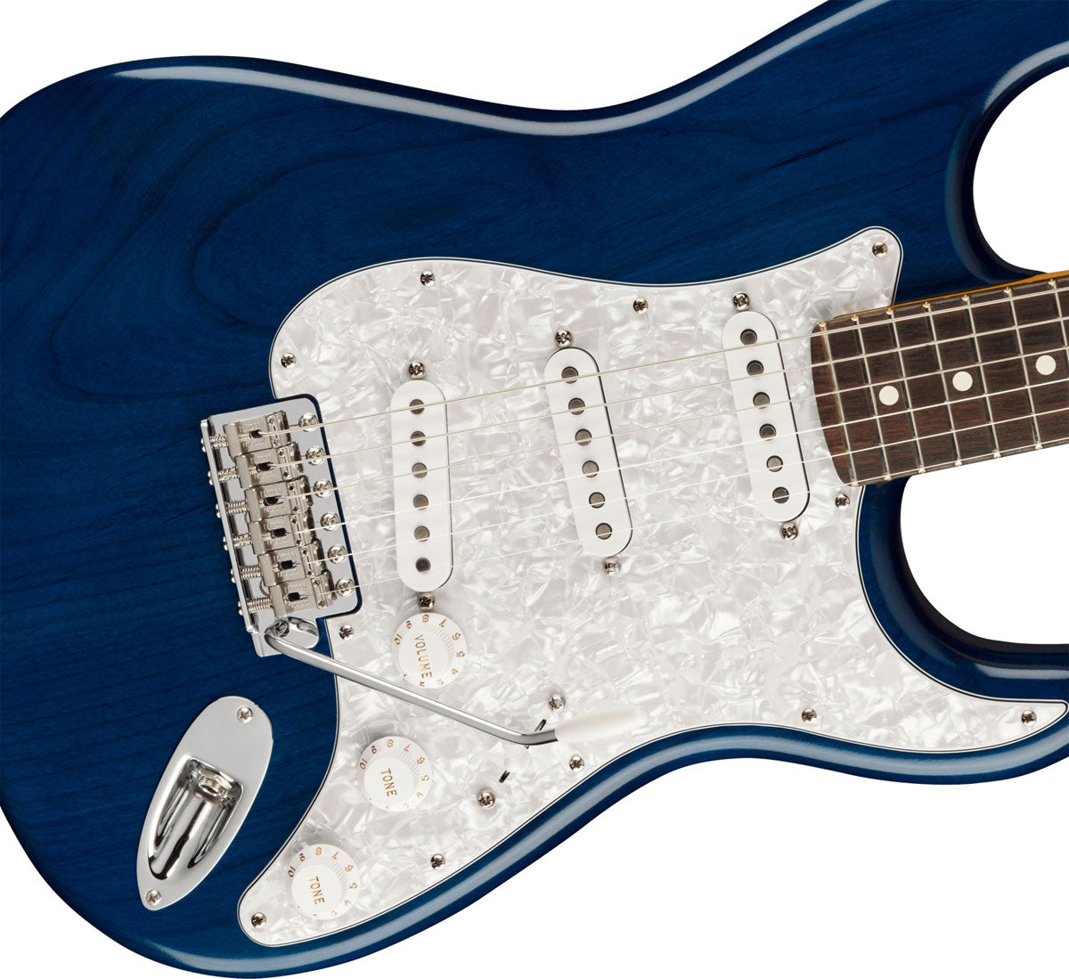 Stratocaster Signature Corry Wong RW Sapphire Blue Transparent
