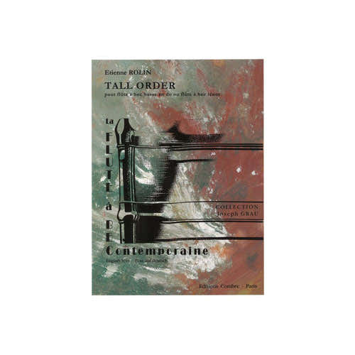 Combre Rolin - Tall Order - Flûte À Bec Basse En Do Ou Ténor